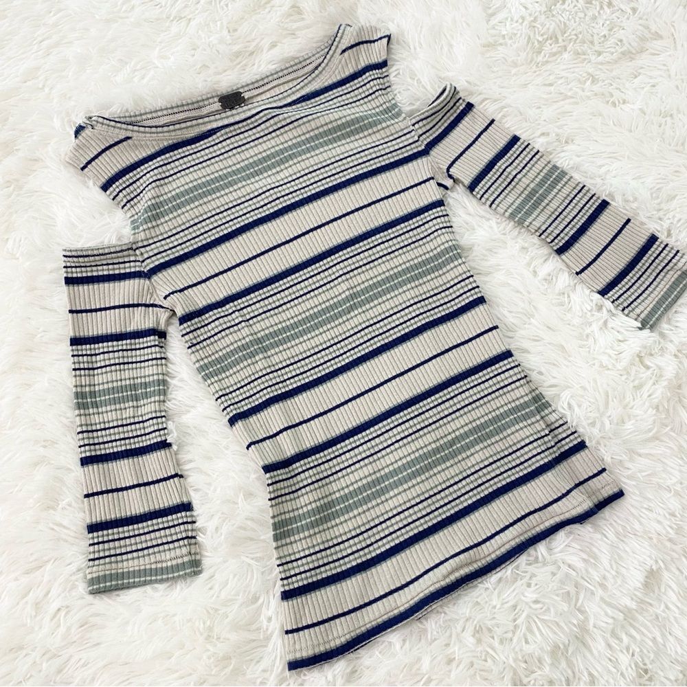 We The Free Cutout Striped Top